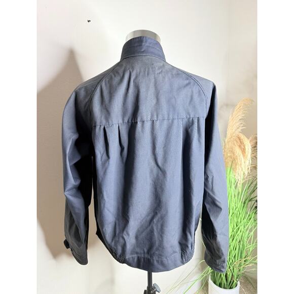 London Fog Men’s Jacket 44 Regular Windbreaker Calibre Cloth Reeves VTG Y2K Zip - Picture 2 of 7